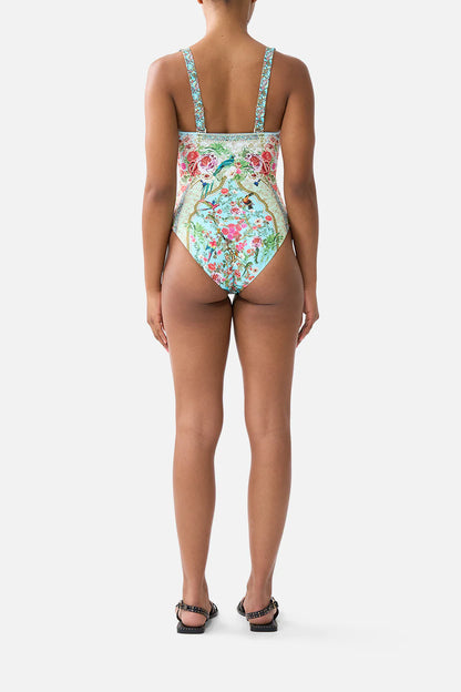 Lace Up Underwire Moulded Cup One Piece Sultans And Queens - Camilla