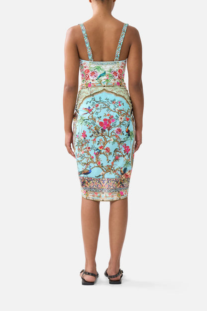 Woven Short Sarong With Tassels Sultans And Queens - Camilla