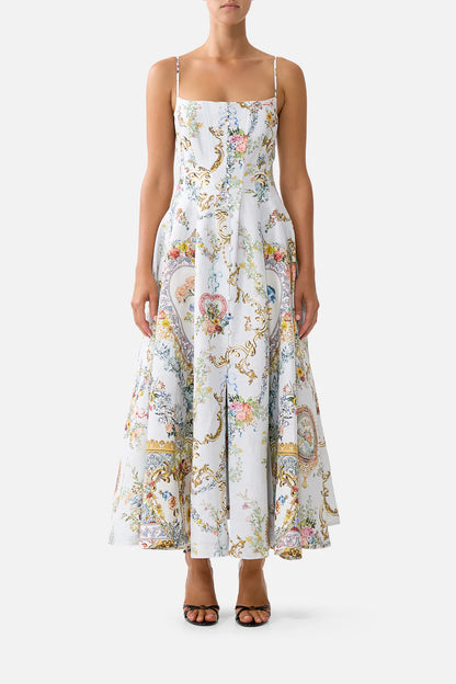 Corset Dress With Long Flared Skirt Seville Sweetheart - Camilla