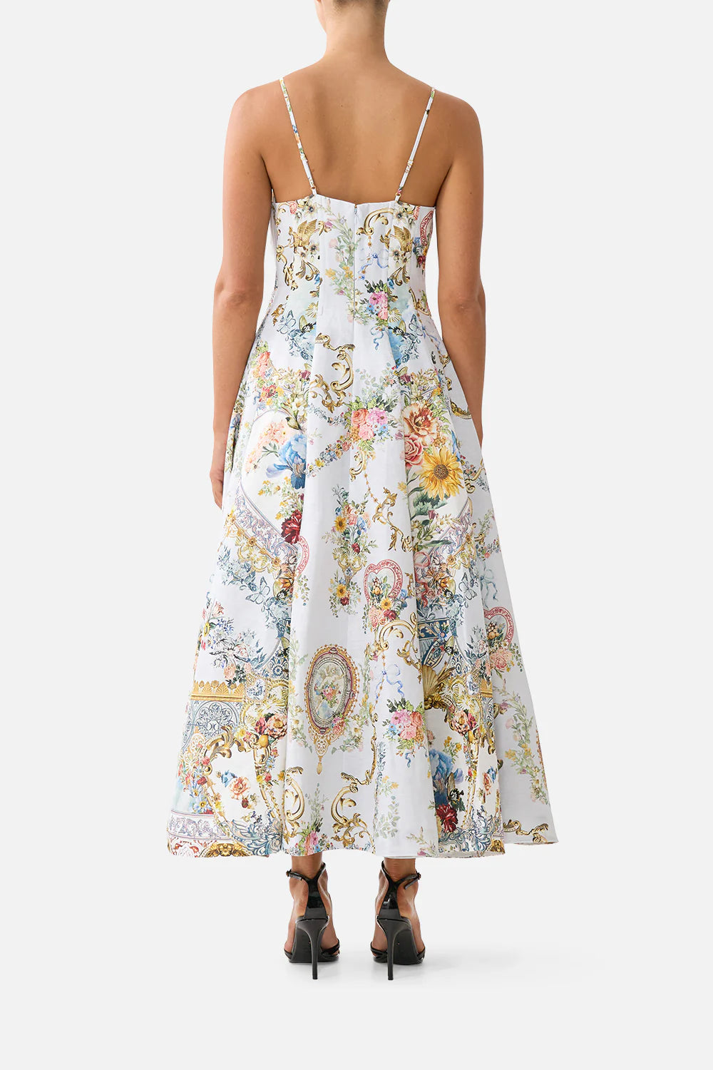 Corset Dress With Long Flared Skirt Seville Sweetheart - Camilla