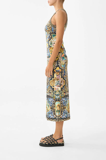 Jersey Tank Dress Sevillian Style - Camilla
