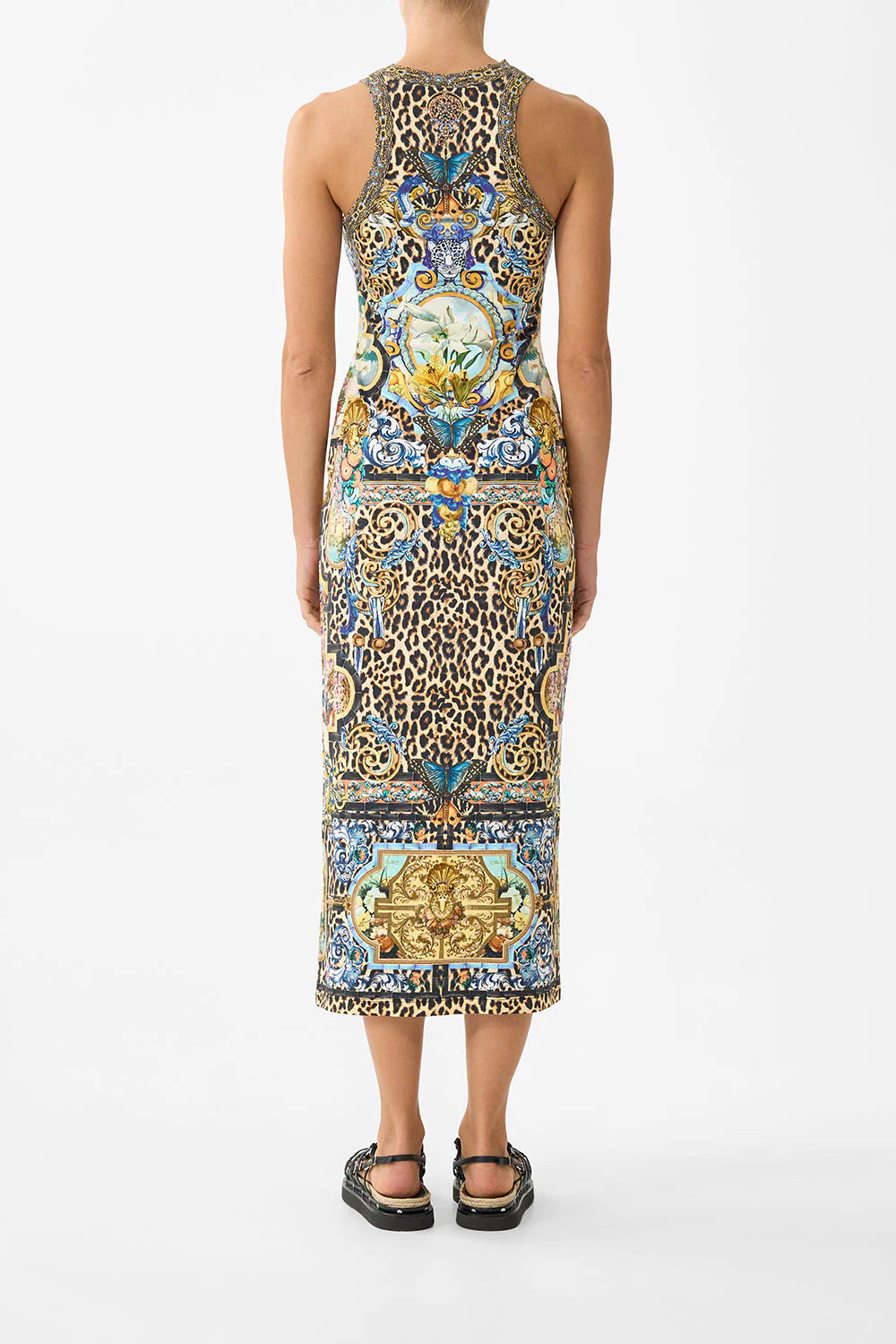 Jersey Tank Dress Sevillian Style - Camilla