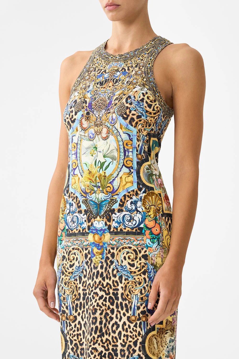 Jersey Tank Dress Sevillian Style - Camilla