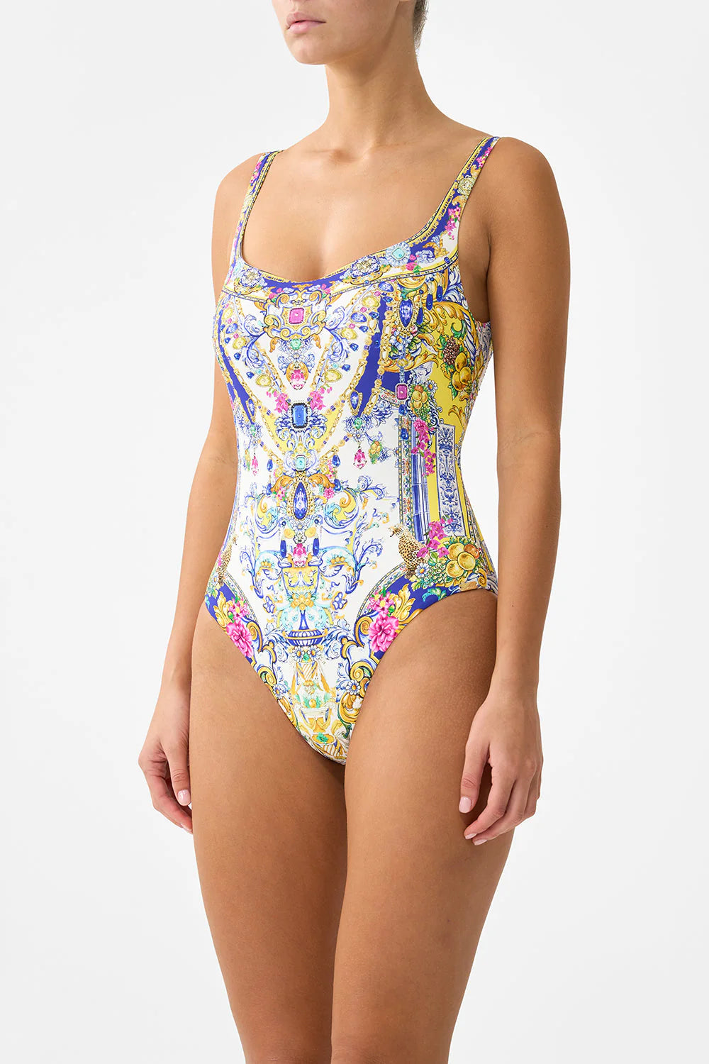 Underwire Square Neck One Piece With Scoop Back España Nirvana - Camilla