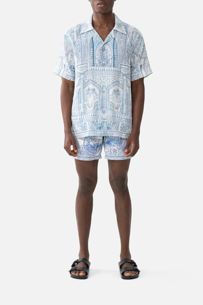 Short Sleeve Cabana Shirt Hum Of The Alhambra - Camilla
