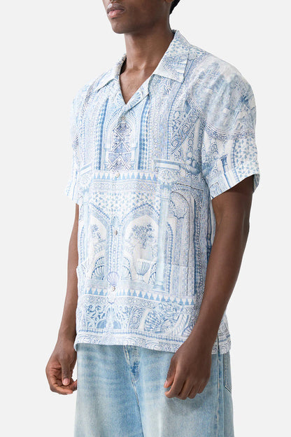 Short Sleeve Cabana Shirt Hum Of The Alhambra - Camilla