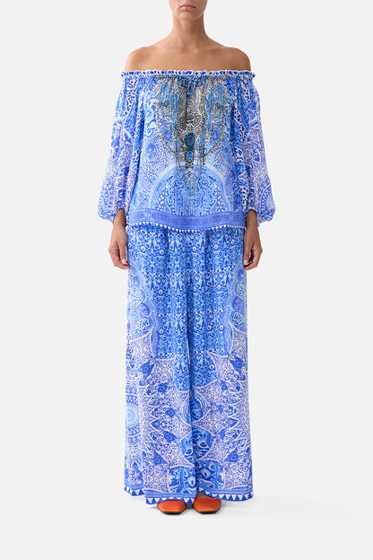 Tuck Front Pant Bosphorous - Camilla