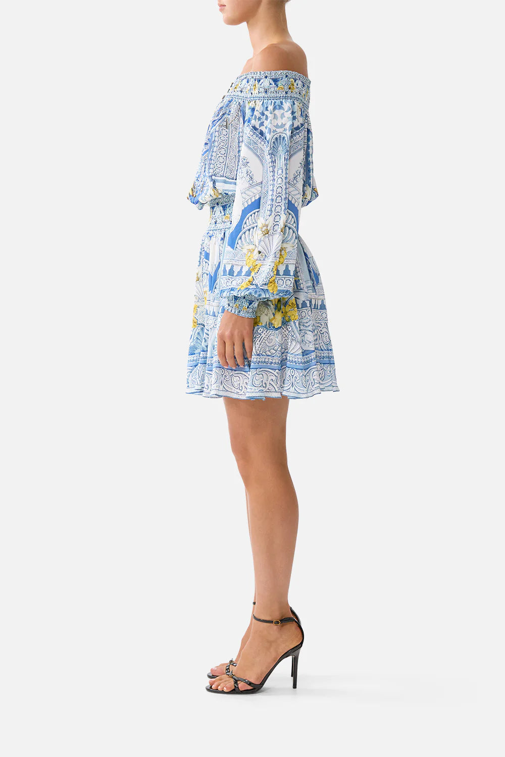 Off Shoulder Short Dress De Nada Granada - Camilla
