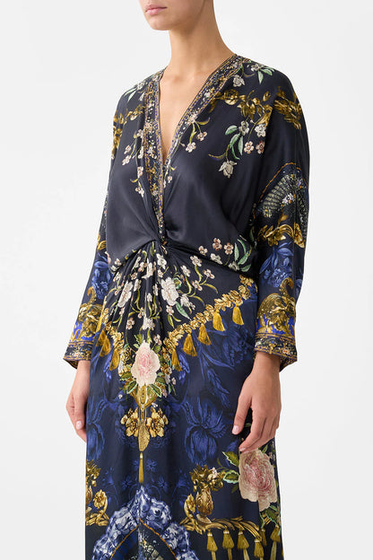 Twist Front Batwing Dress Notes From The Blue Room - Camilla