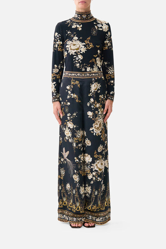 Straight Leg Relaxed Trouser Flamenco Folklore - Camilla