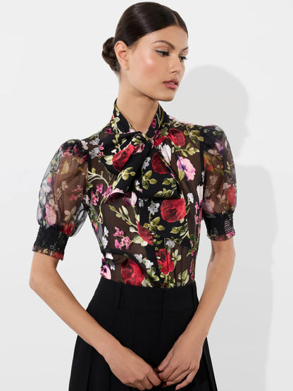 Brentley Blouse Floral Dreams - Alice + Olivia