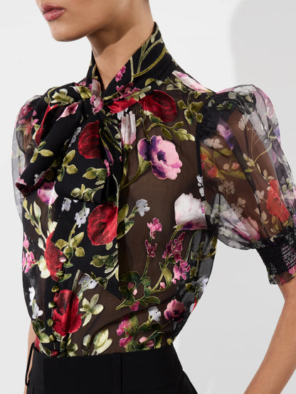 Brentley Blouse Floral Dreams - Alice + Olivia