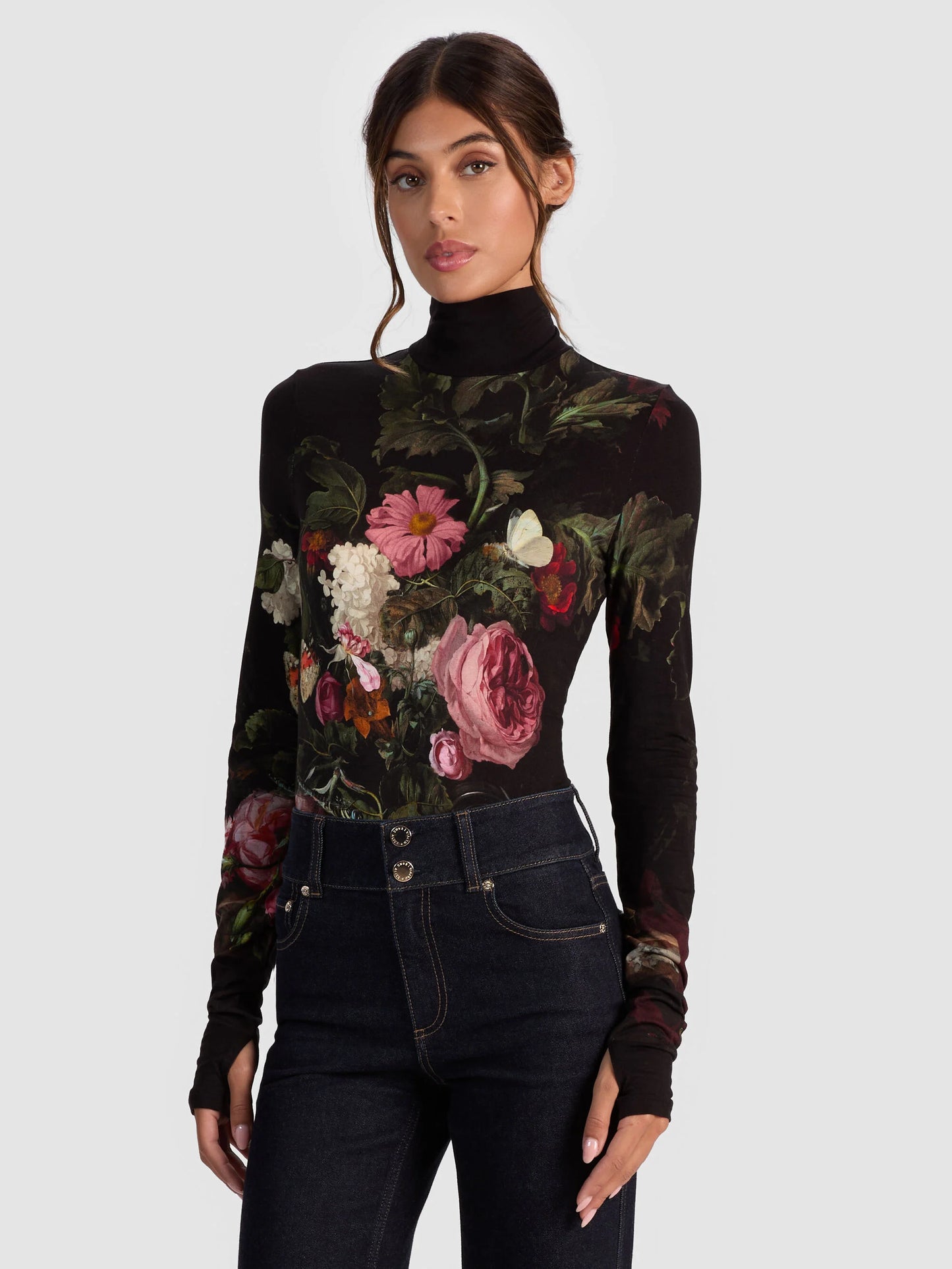 Delaina Turtleneck Top Be Still - Alice + Olivia