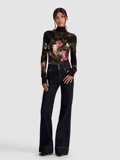 Delaina Turtleneck Top Be Still - Alice + Olivia
