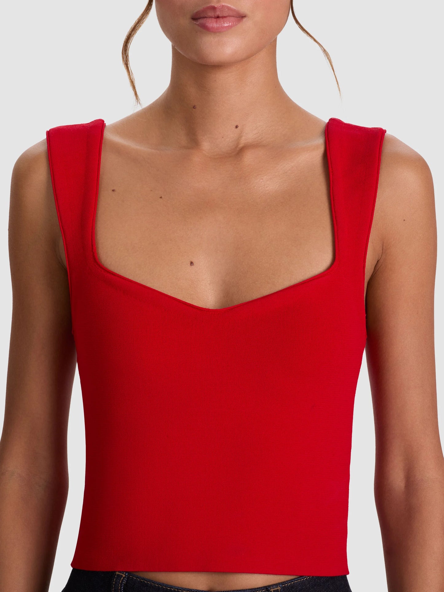 Edin Sweetheart Tank Perfect Ruby - Alice + Olivia