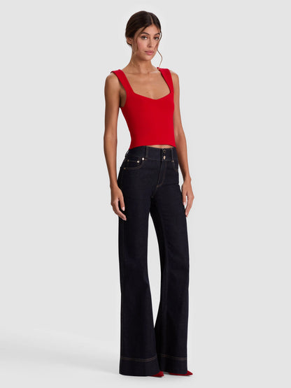 Edin Sweetheart Tank Perfect Ruby - Alice + Olivia