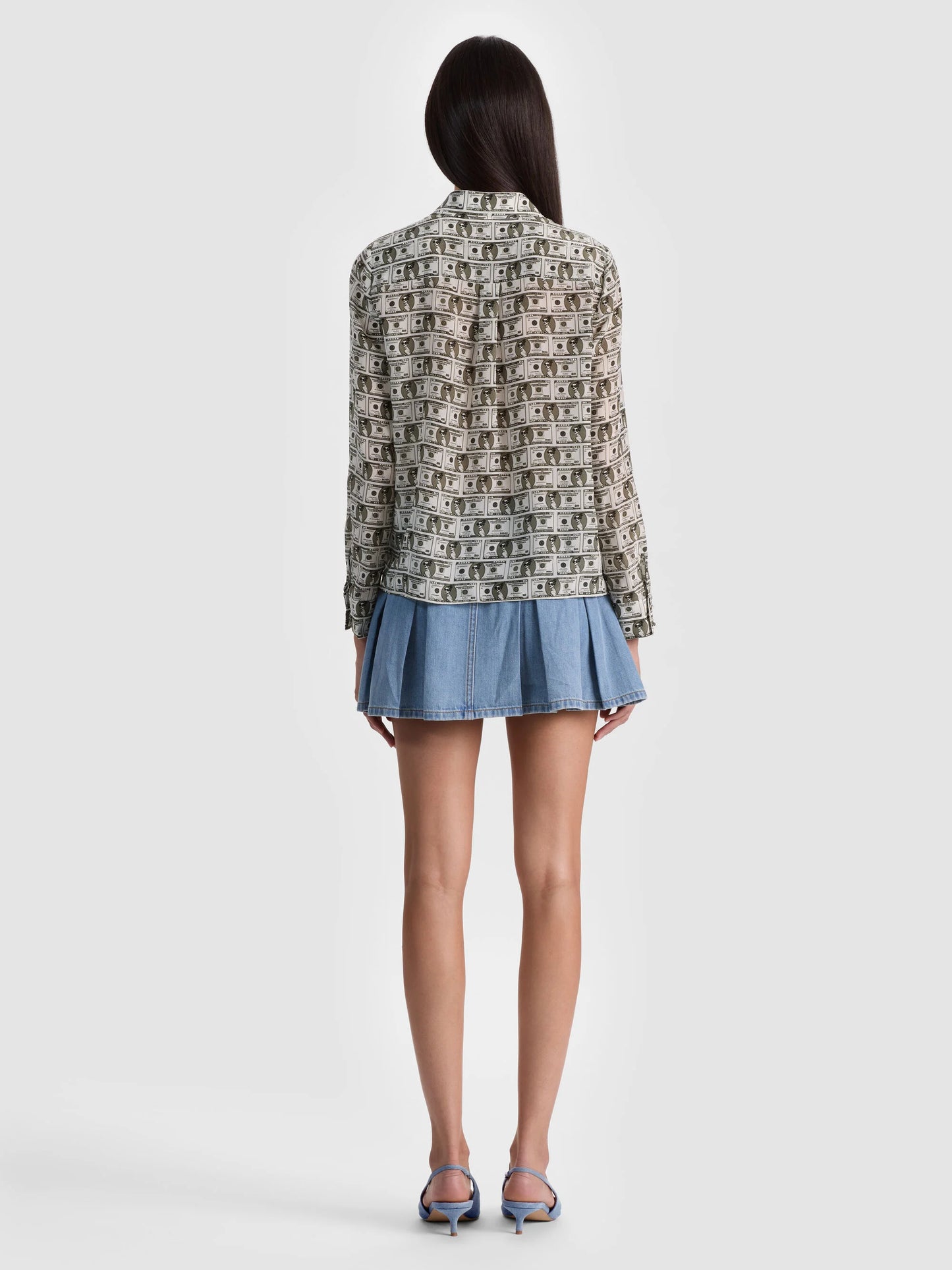 Willa StaceFace Silk Blouse Payday Multi - Alice + Olivia