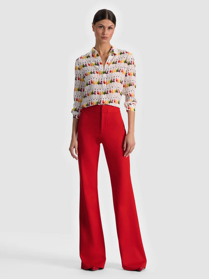 Andrew Pant Chili Pepper - Alice + Olivia