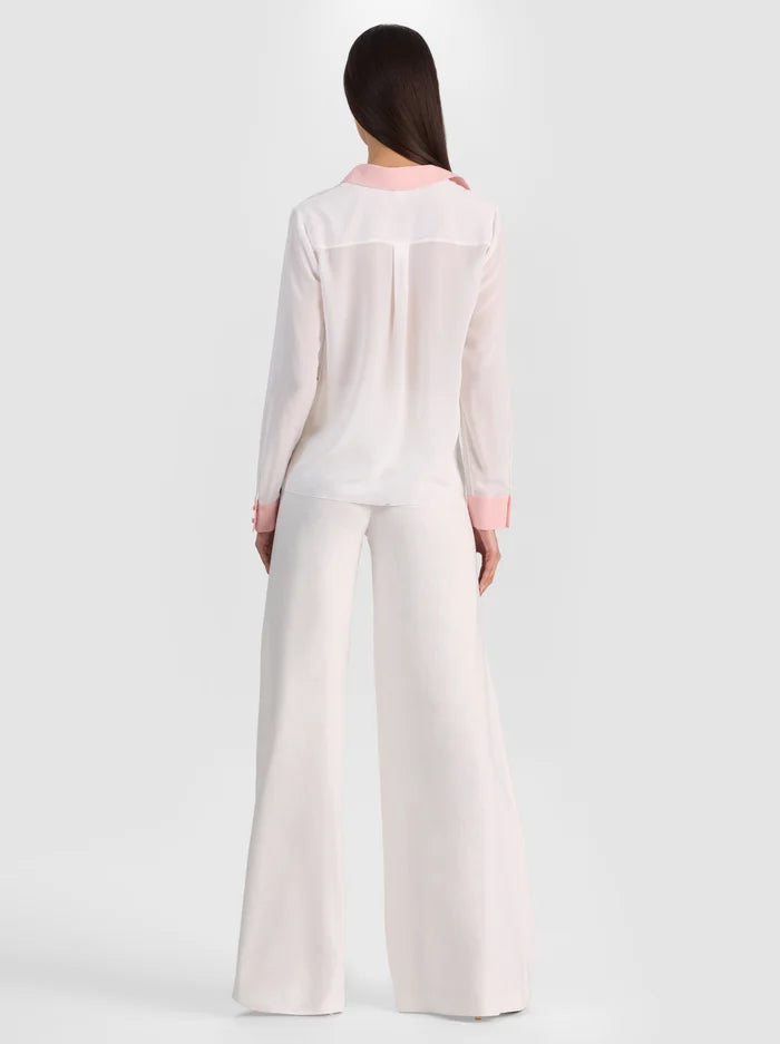 Willa Silk Blouse Cocktail Club - Alice + Olivia