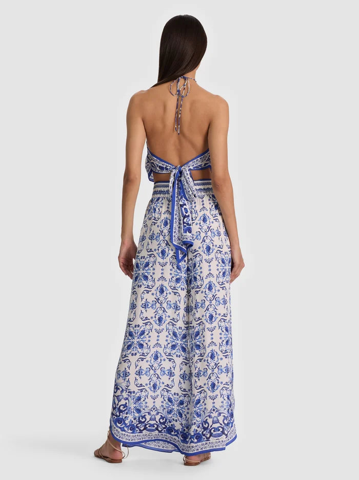 Frenchie Handkerchief Halter Top Solstice - Alice + Olivia