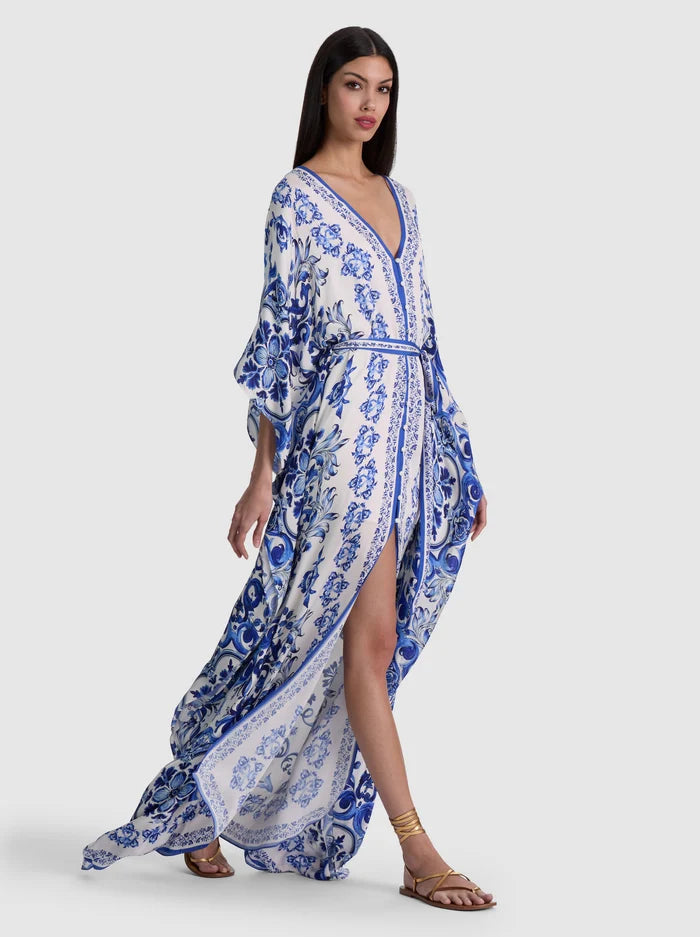 Marva Belted Kaftan Solstice - Alice + Olivia