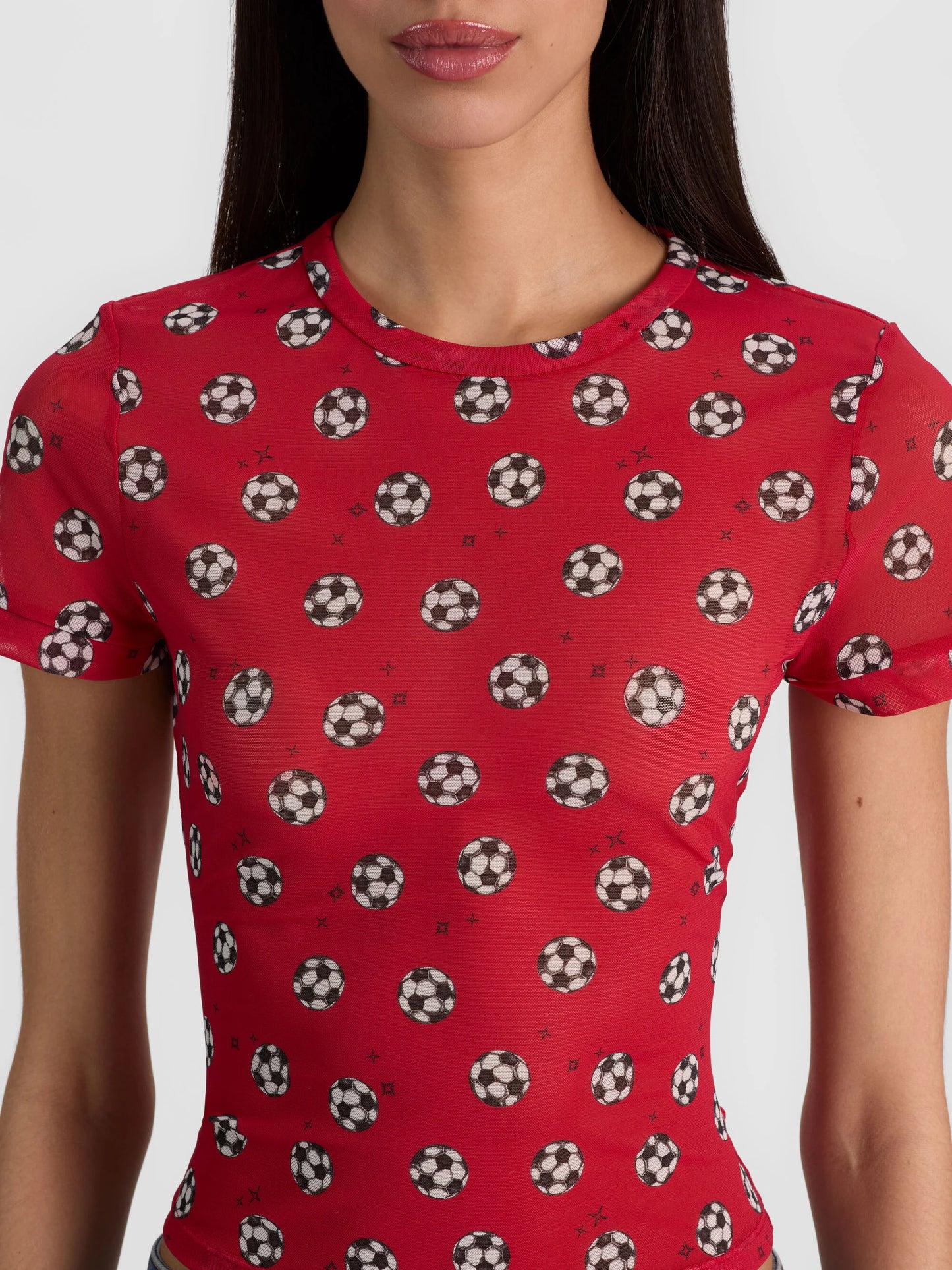 Tess Tee Go For Gold Hibiscus - Alice + Olivia