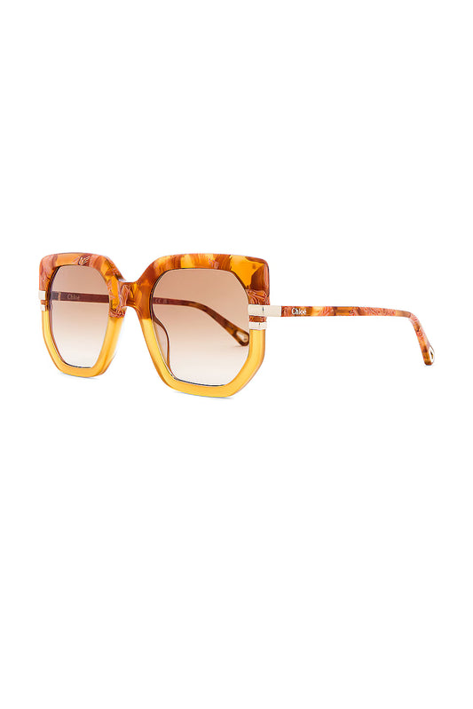 Womens Butterfly Sunglasses Brown - Chloé