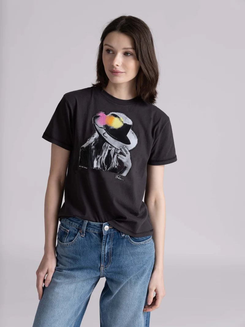 On The Verge Mushie Tee Black - CPRESS STUDIO