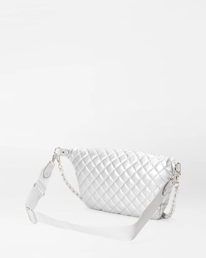 Crosby Crossbody Matte Silver - MZ Wallace