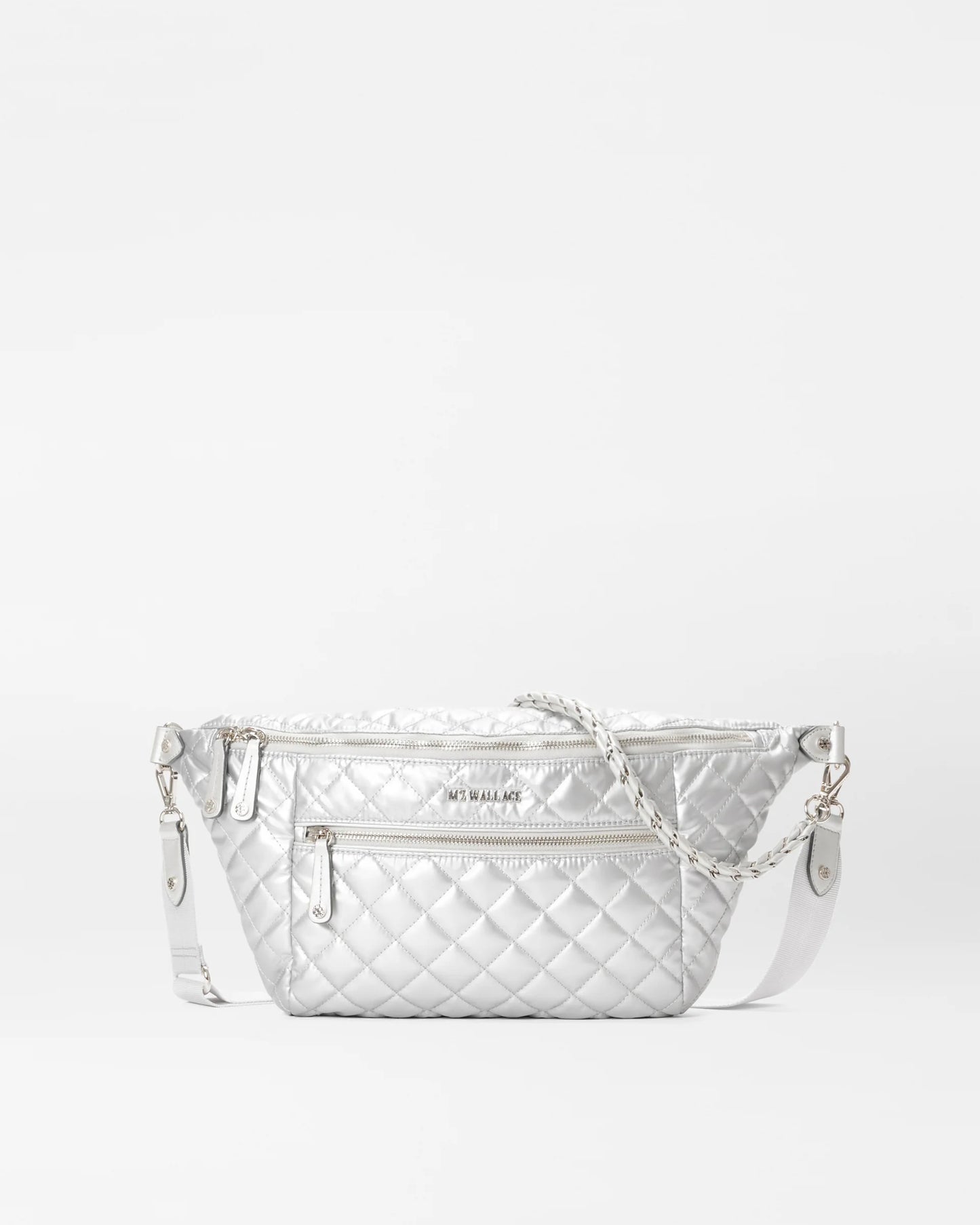 Crosby Crossbody Matte Silver - MZ Wallace