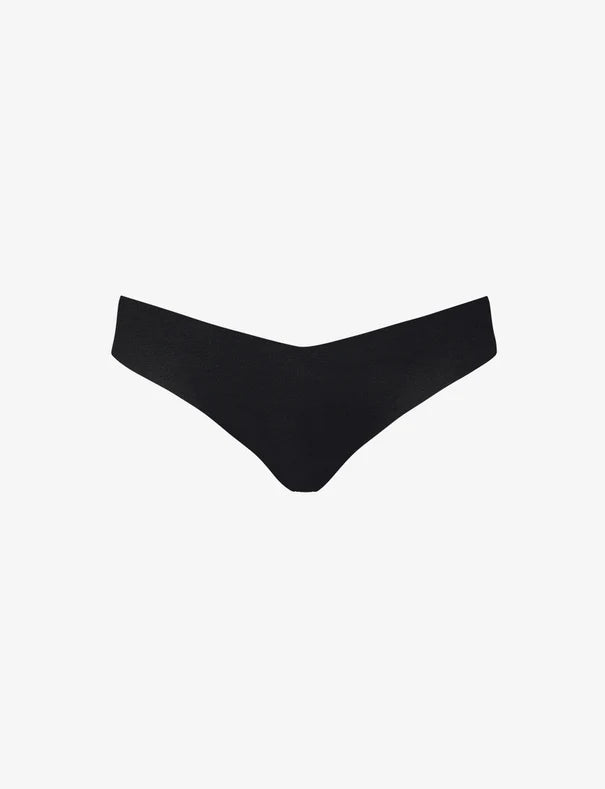 Classic Solid Thong Black - Commando