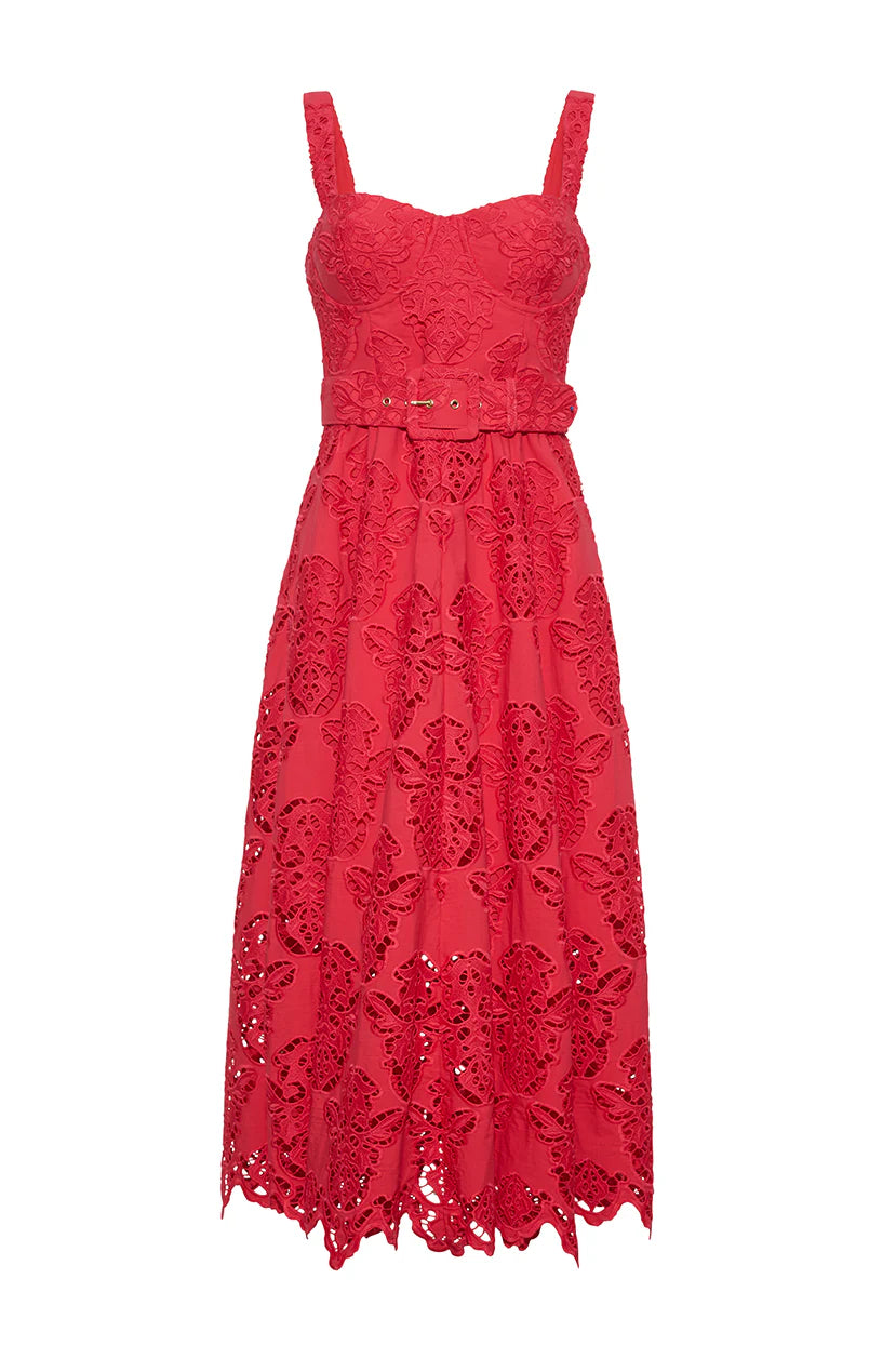 Calypso Dress Azalea Eyelet - Cara Cara