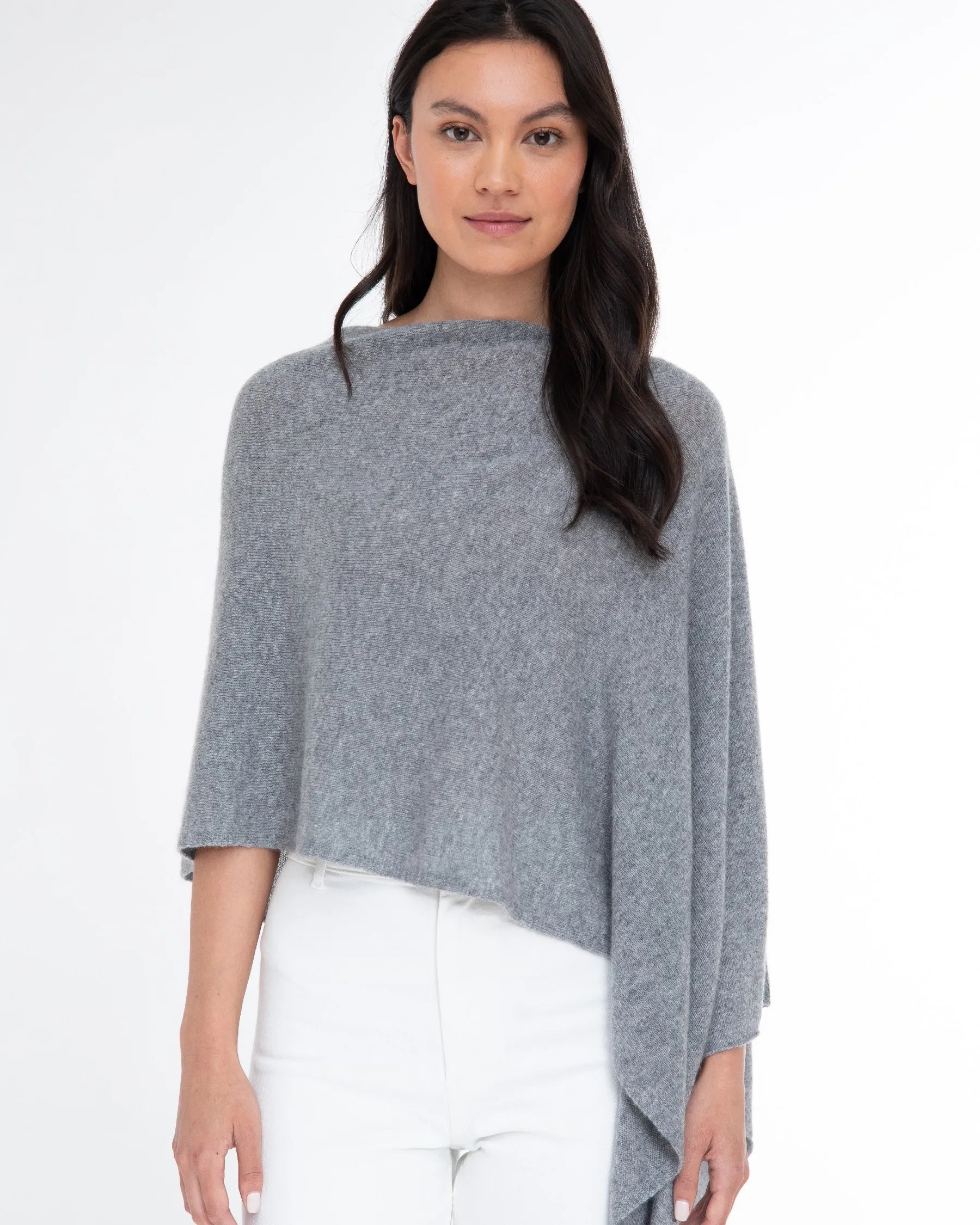 Jackie Z Style Co. - Cashmere Poncho Flagstone