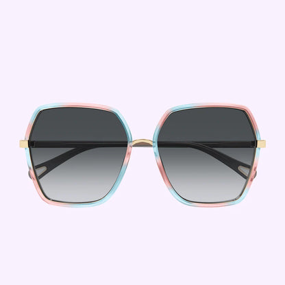 Women's Oversized Sunglasses Havana Grey - Chloé