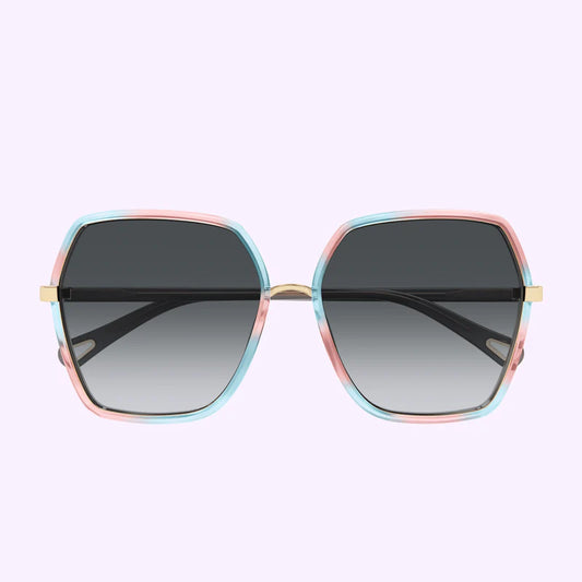Women's Oversized Sunglasses Havana Grey - Chloé