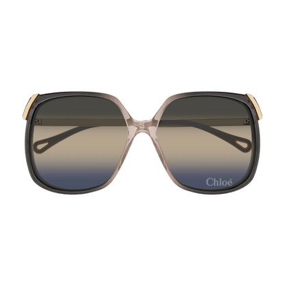 Women's Gradient Square Sunglasses Grey - Chloé