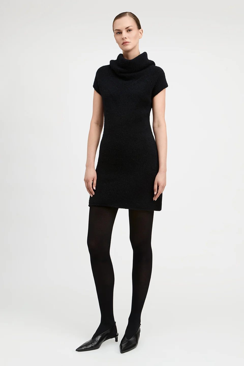 Naomi Sweater Dress Black - Derek Lam