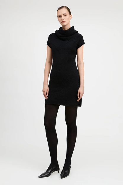 Naomi Sweater Dress Black - Derek Lam