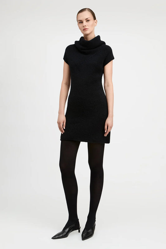 Naomi Sweater Dress Black - Derek Lam