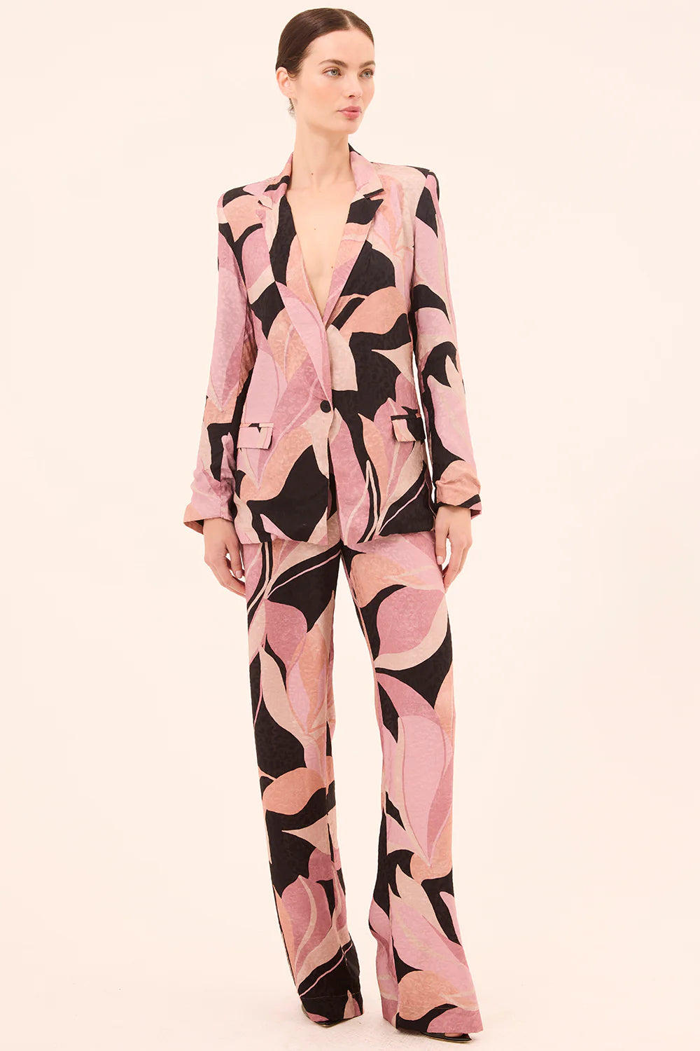 Cher Pant Moody Abstract Flora Jacquard - MISA