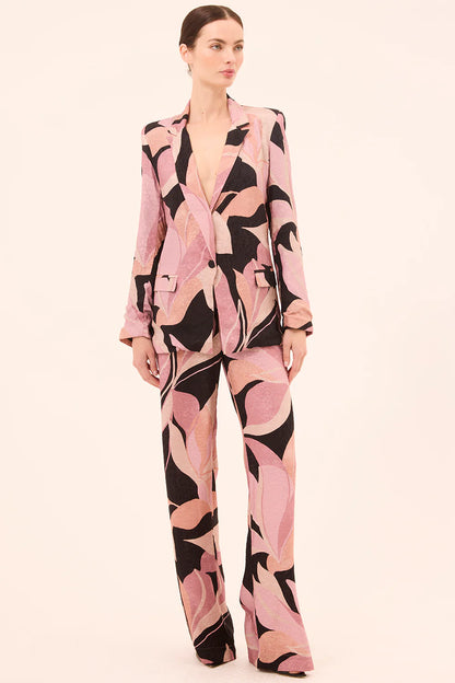 Cher Pant Moody Abstract Flora Jacquard - MISA