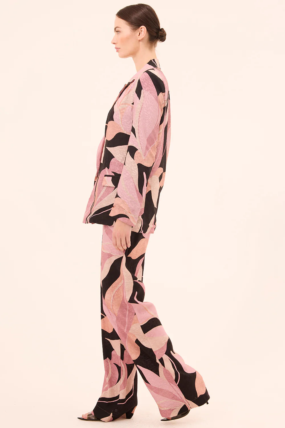 Cher Pant Moody Abstract Flora Jacquard - MISA