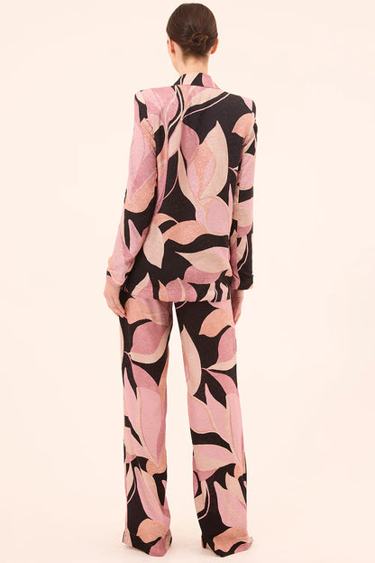 Cher Pant Moody Abstract Flora Jacquard - MISA