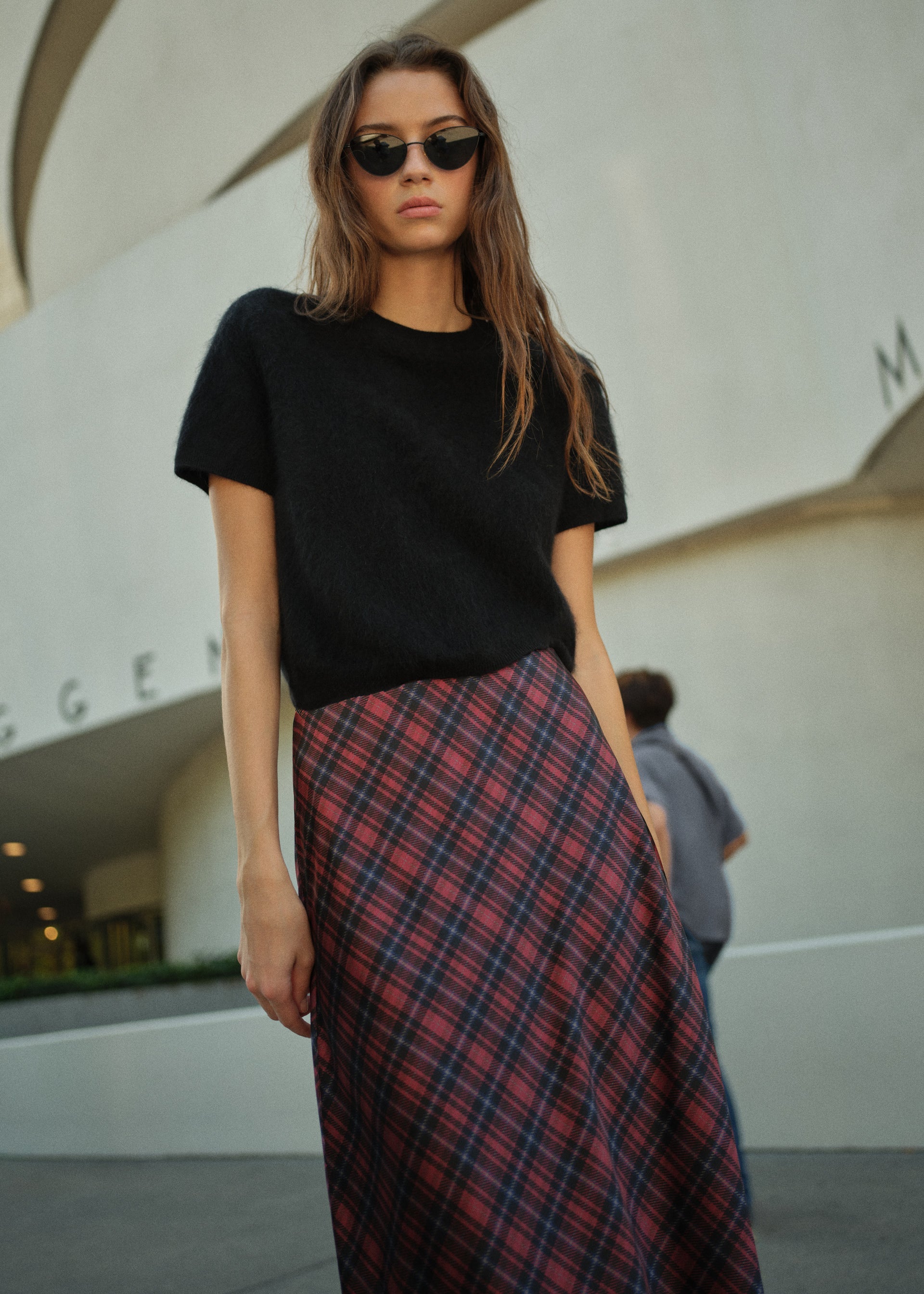 Eugeney Cashmere Top Black - CAMI NYC