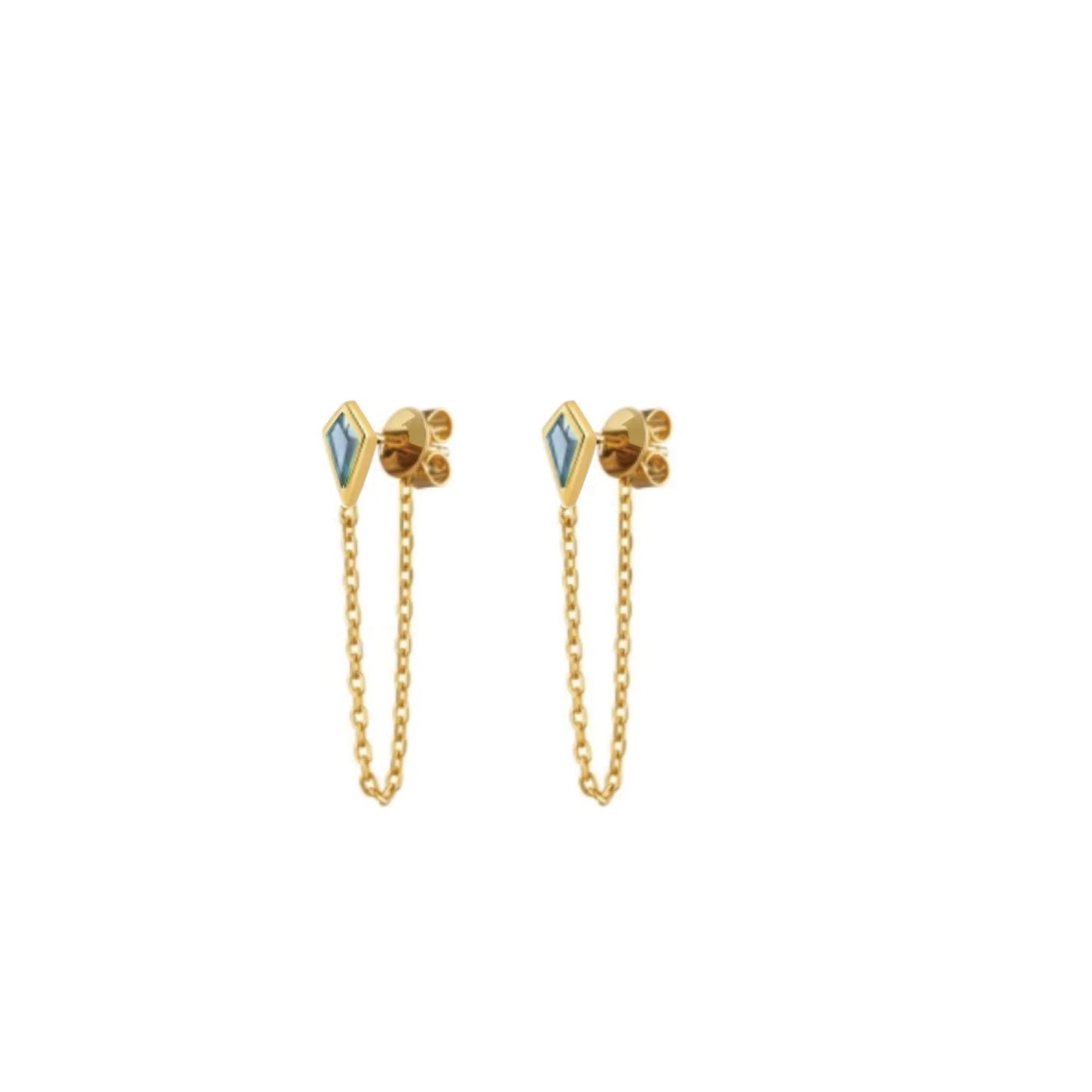 Crystal Kite Studs Blue - Adriana Pappas