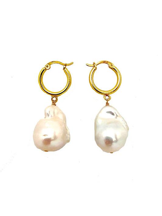 Pose Earrings Gold - Cimber Designs