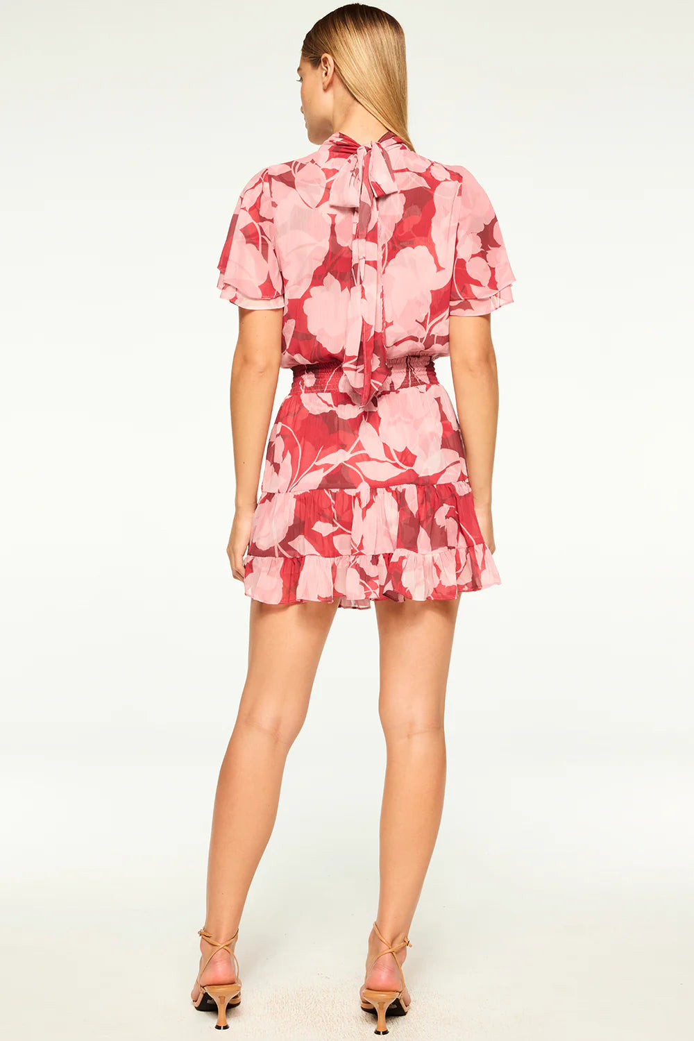 Saffie Dress Flora Rosada - MISA