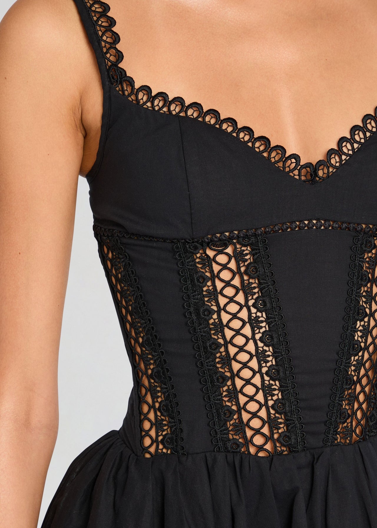 Gardenia Short Dress Black - Charo Ruiz