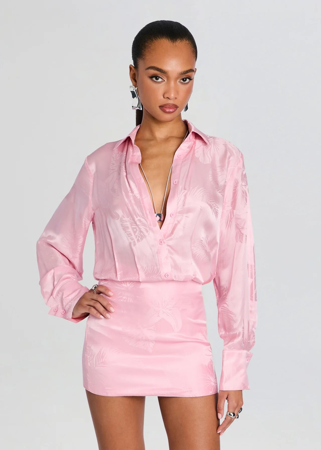 Lettiss Dress Rosa Tropical Jacq - Retrofête