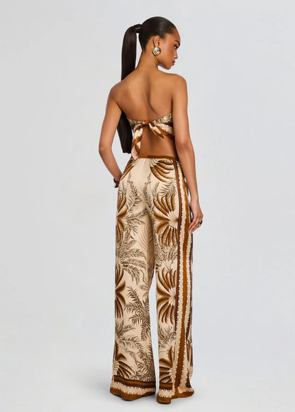 Sunny Pant Ochre Palma - Retrofête